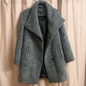 Kenneth Cole Gray Women's Pea Coat